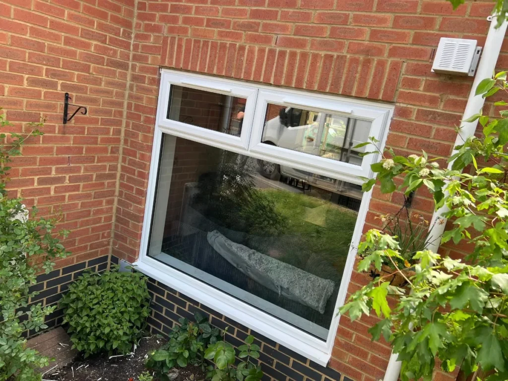Gone are the old wooden windows