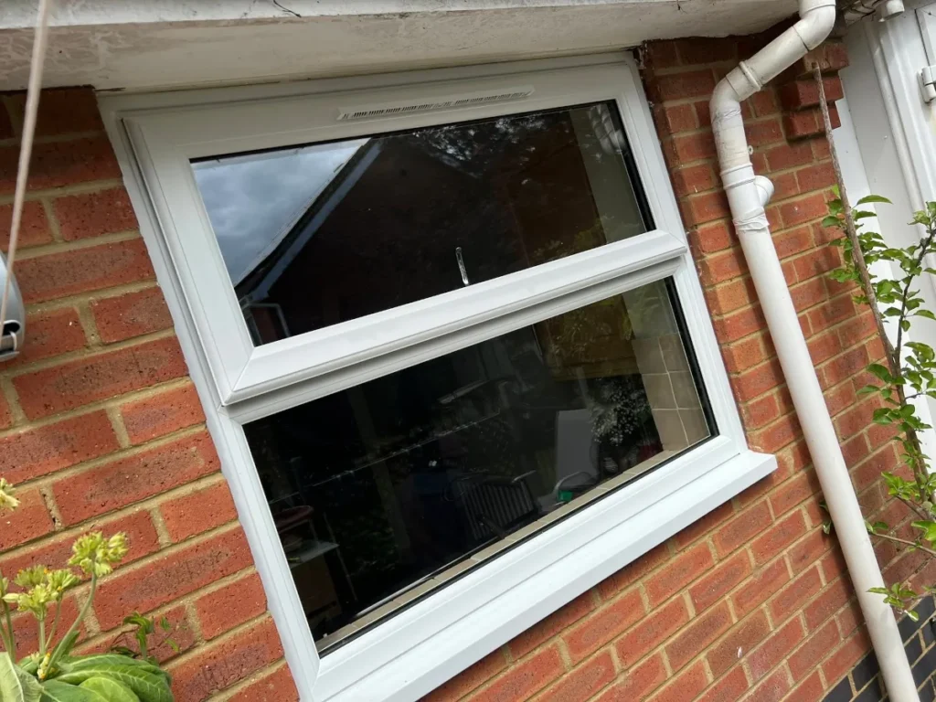 Gone are the old wooden windows